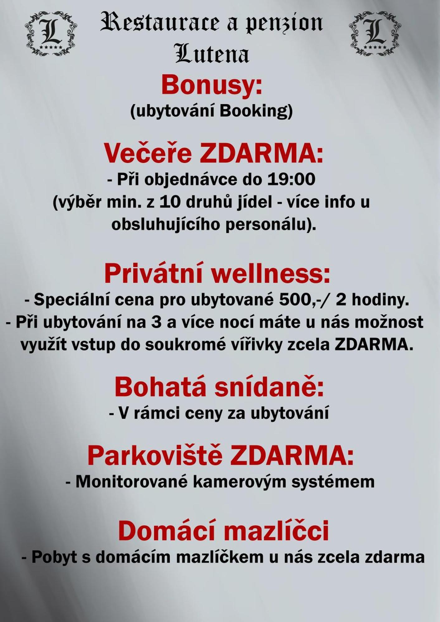 Restaurace A Penzion Lutena Dolni Lutyne 外观 照片