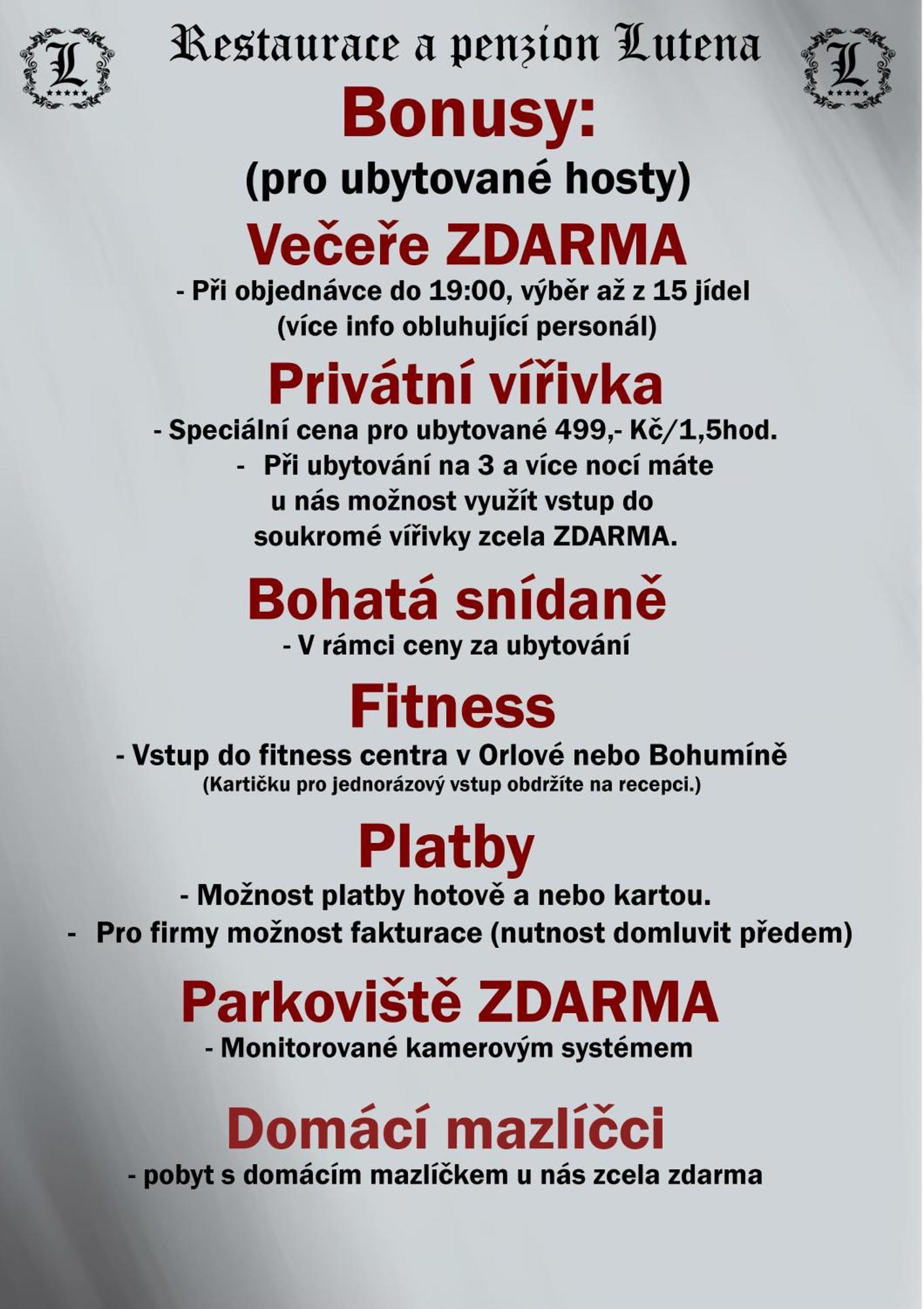 Restaurace A Penzion Lutena Dolni Lutyne 外观 照片